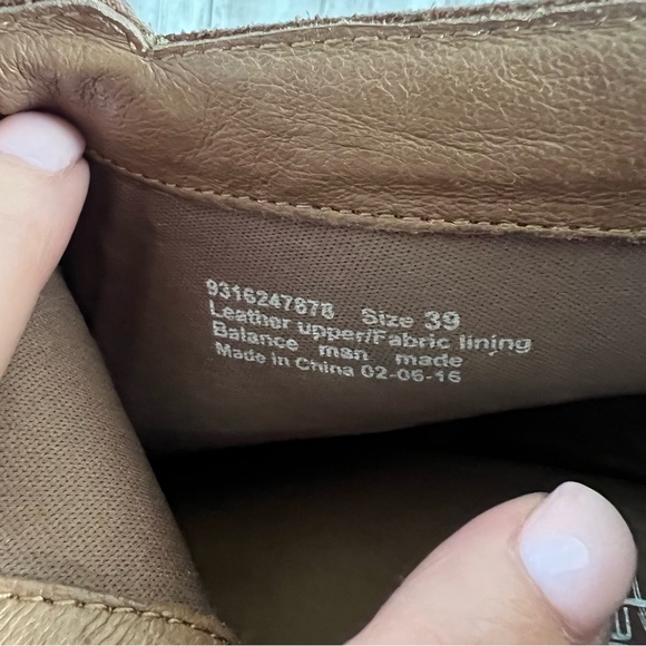 Dansko Michelle Ankle Boots Braided Ankle Strap Wedge Heel Leather 8.5-9 - Picture 7 of 7